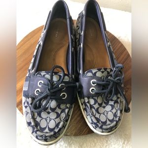 Coach Rainey boat shoes